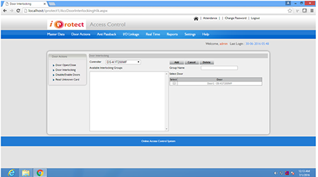 iProtect Door Actions Module Masters Update - Door Interlocking